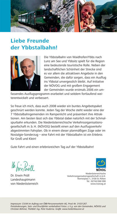 ja © Erwin Pröll / Einst und Jetzt…