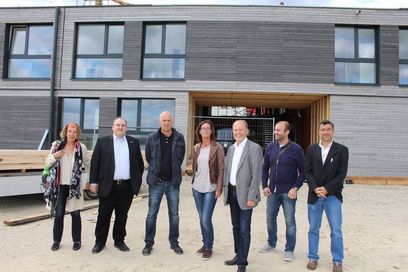 © Lang Consulting/ Baustellenbesichtigung PopUp Dorms