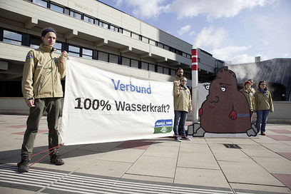 © Global 2000/ Appell vor der Verbund-Hauptversammlung