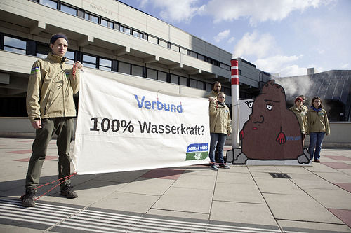 © Global 2000/ Appell vor der Verbund-Hauptversammlung
