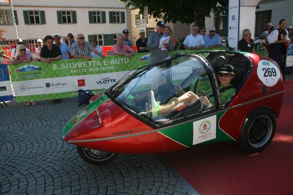 © oekonews- Rudi Hämmerle/ Team Twike Maroc Silvia Brutschin und Khalik Boukri