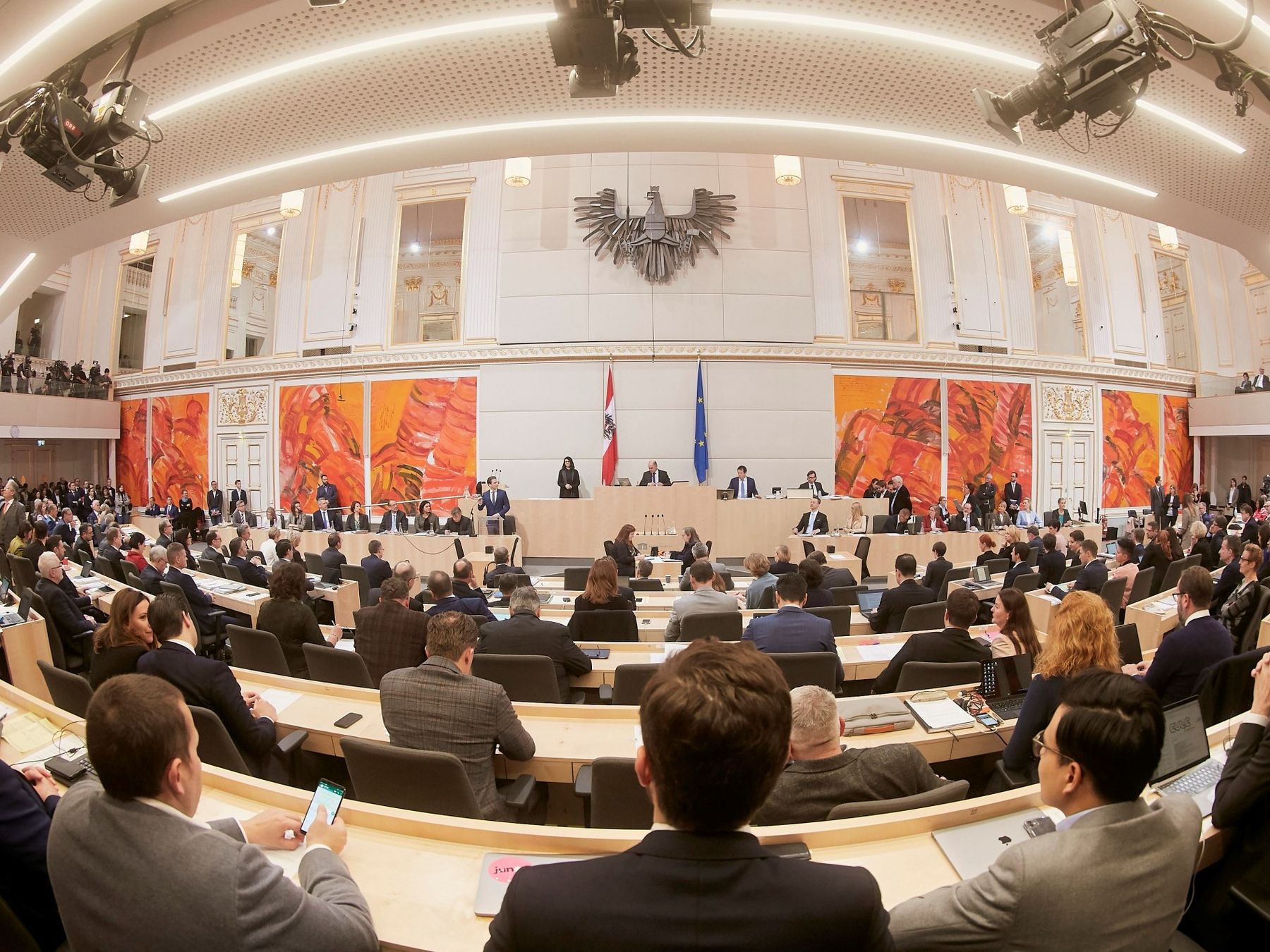 ©  Parlamentsdirektion  Thomas Topf / Sitzung im Parlament