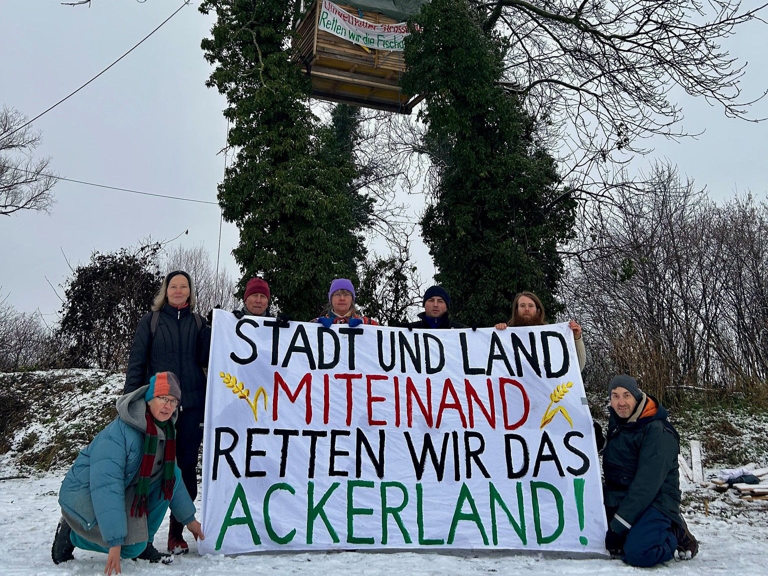 © System Change, not Climate Change /  Aktion in der Fischau-Au