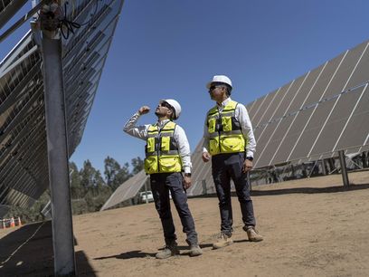 © SOLEK SE / Das neue PV–Kraftwerk entsteht in Chile