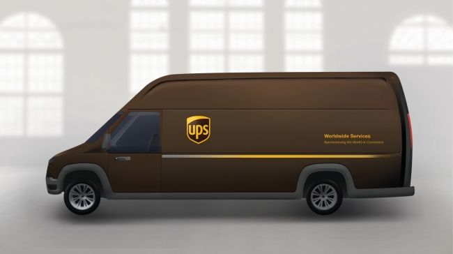 © UPS /So ähnlich dürften die geplanten Elektro-LKW aussehen