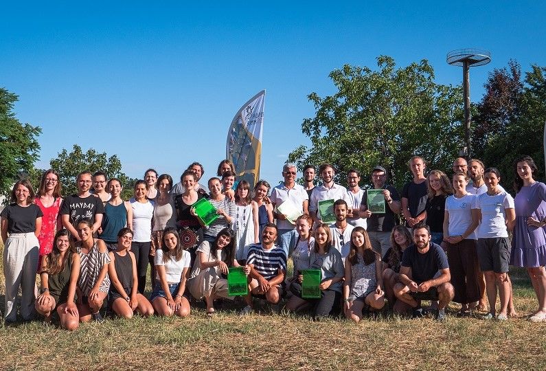 © Merlin Mayer / Gruppenbild mit den Gästen der Präsentation