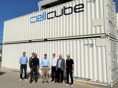 © Cellcube/ Treffen der Partner zum Thema Energiespeicherung