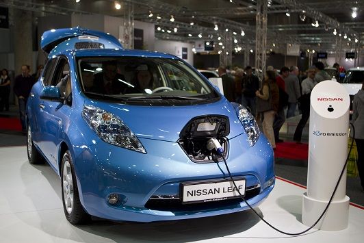 © Vienna Autoshow– Nissan Leaf