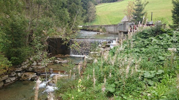 © Uitz/ Das Kraftwerk Göriachbach in St. Andrä/Lungau ist aus dem Jahr 1986 und produziert Strom für mehr als 400 Haushalte. Anlässlich der Wiederverleihung des Wasserrechts werden der Bau eines neuen Fischaufstiegs und Modernisierung geplant