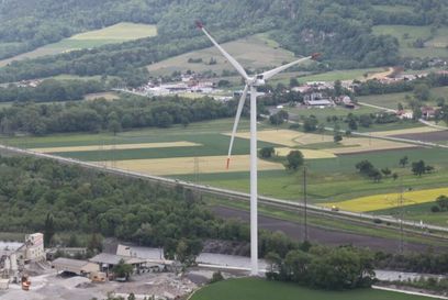© Calandawind– Windenergieanlage in Haldenstein