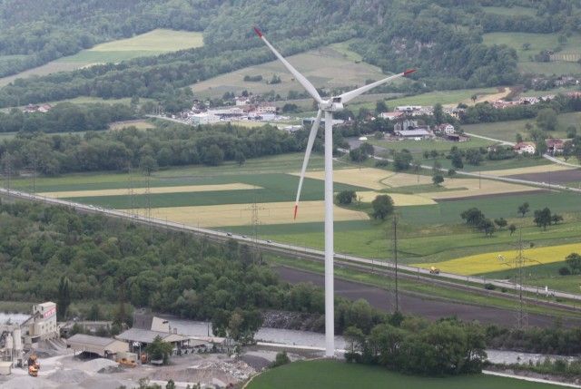 © Calandawind– Windenergieanlage in Haldenstein