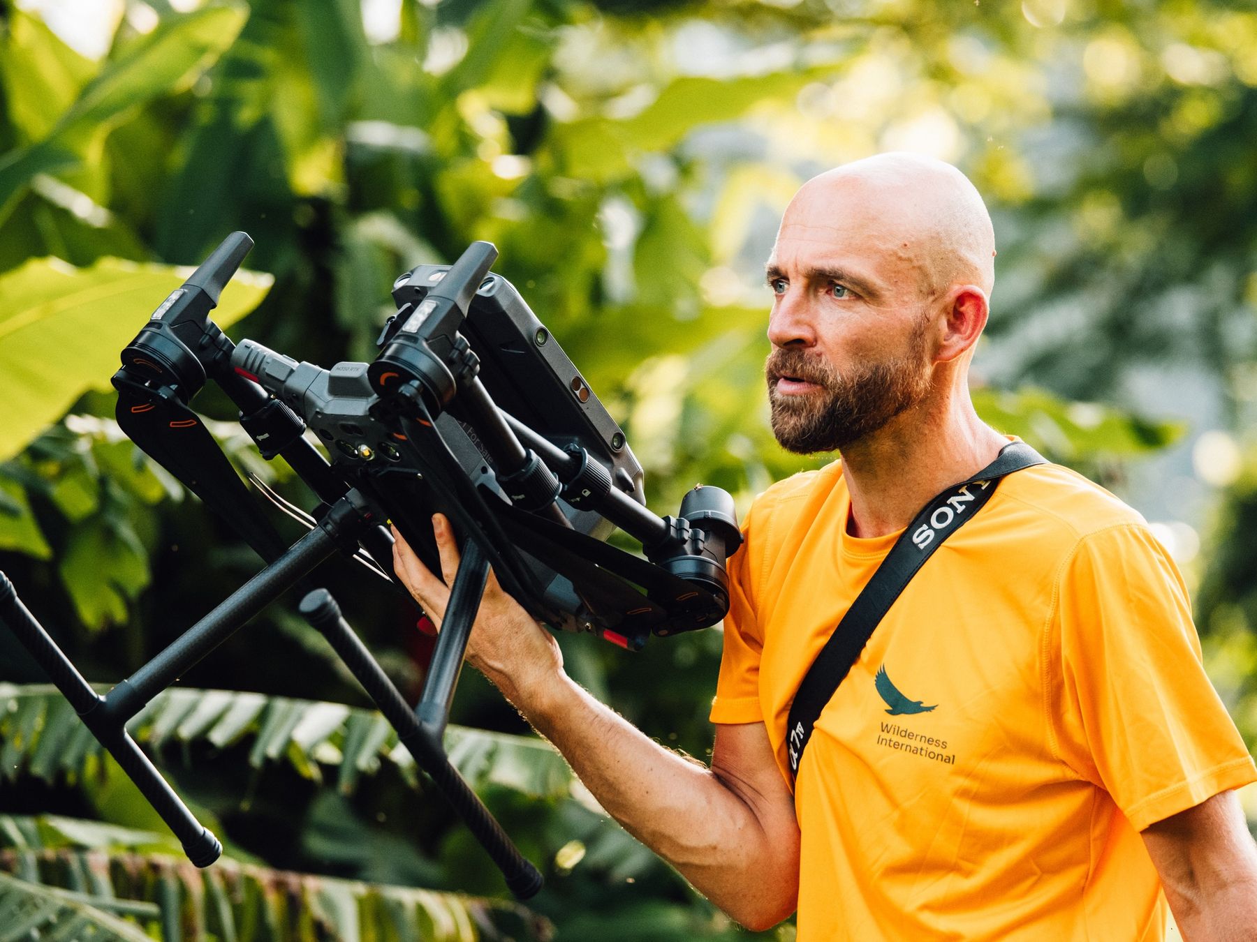 © Wilderness International / Einsatz der Spezialdrohnen für Biodiversitätsforschung