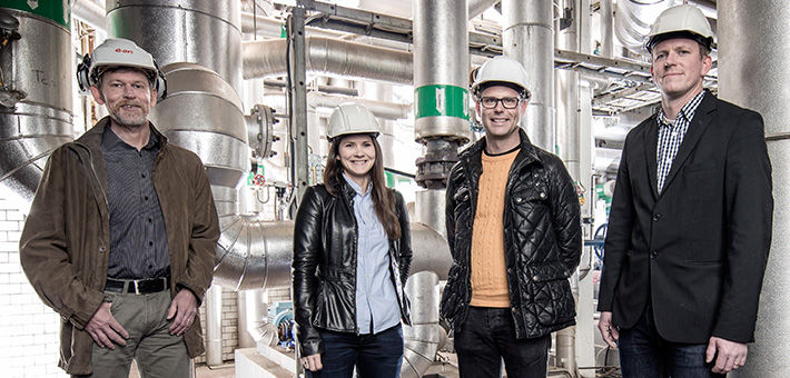 ©  Oscar Mattsson /v. li:Bengt-Åke Andersson, Eon, Angelica Corcoran, Henrik Thunman u.Fredrik Lind, Chalmers