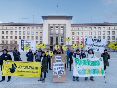 © Jan Hetfleisch / Protestaktion in Innsbruck