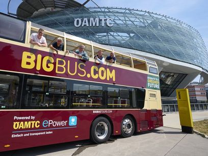 © ÖAMTC/APA-Fotoservice/Tesarek / Eine kluge Partnerschaft von ÖAMTC ePower und Big Bus Vienna