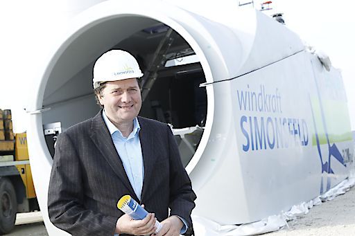© Foto Semrad– Windkraft Simonsfeld AG / Martin Steininger, Vorstand Windkraft Simonsfeld AG