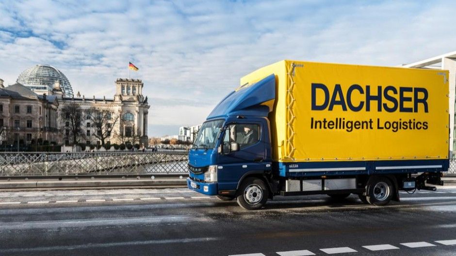 © Daimler / Fuso e-Canter in Berlin unterwegs
