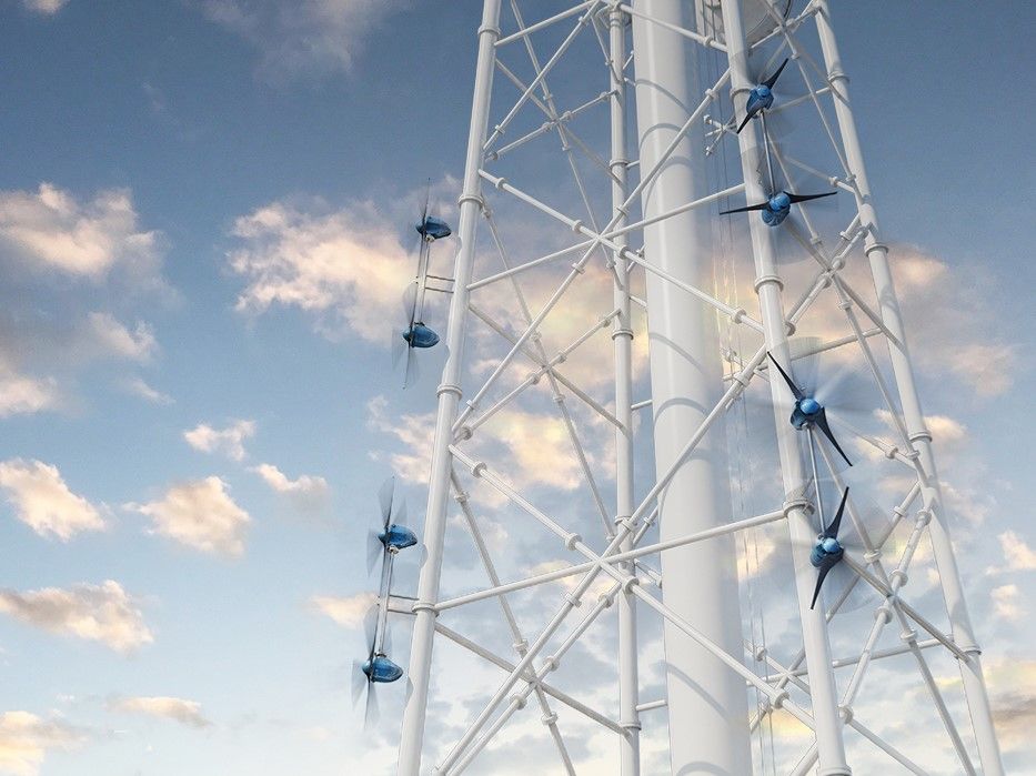 © MOWEA GmbH / Windenergie direkt vom Funkmast