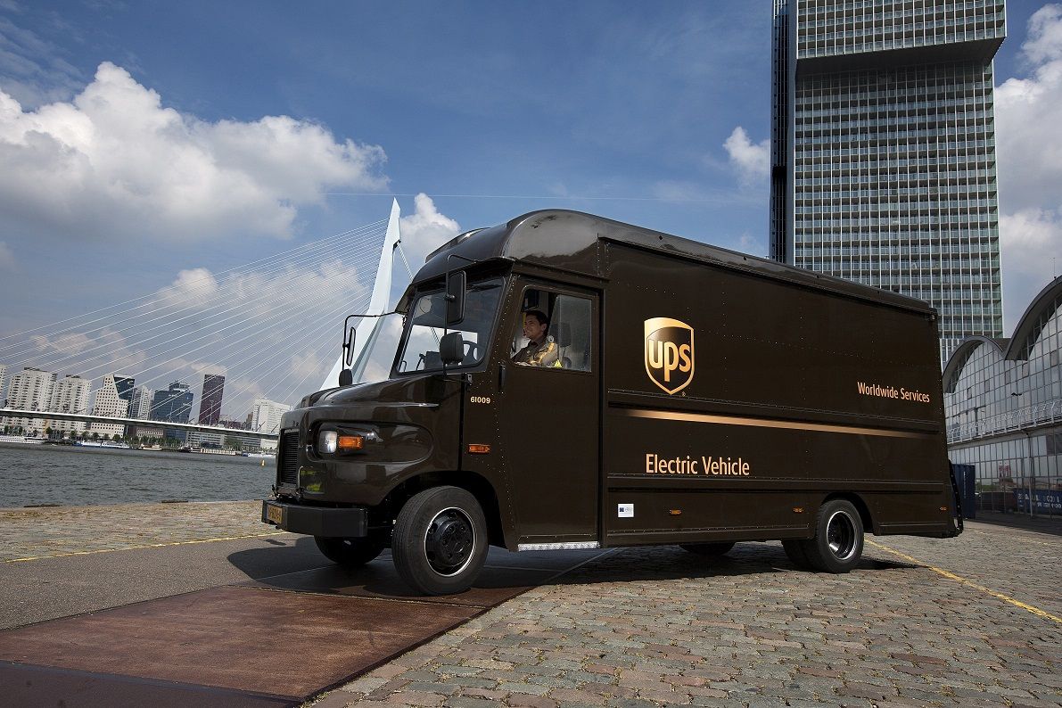 © UPS/ Eines der Elektrofahrzeuge von UPS