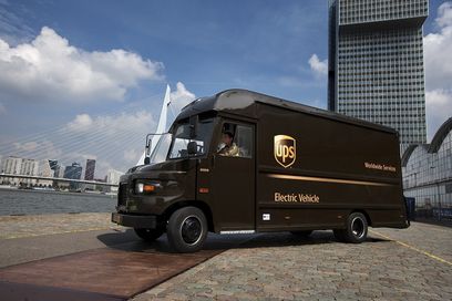 © UPS/ Eines der Elektrofahrzeuge von UPS