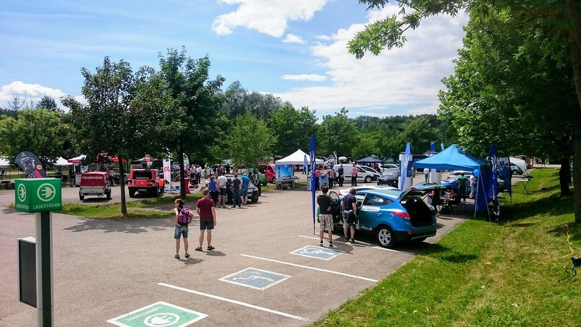 © Stadtgemeinde Steyregg/  Unterschiedlichste E–Fahrzeuge wurden vorgestellt