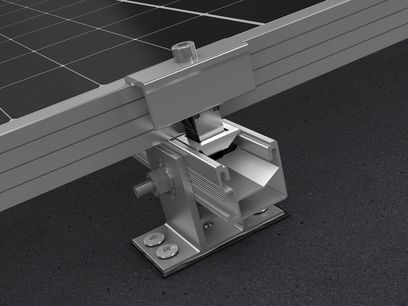 © K" Systems/ PV trifft Bitumen: Sichere Befestigung dank K2 SpliceFoot und K2 SingleRail
