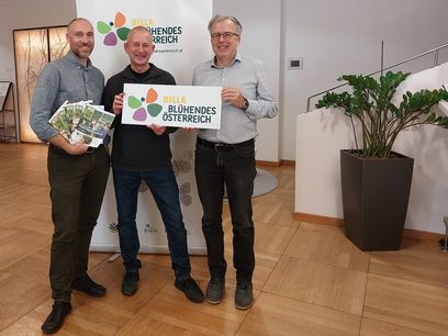 © Blühendes Österreich/Judith Terlizzi /Ronald Würflinger, Generalsekretär Blühendes Österreich, Wolfgang Suske, Suske Consulting, Dr. Peter Huemer, Vorstand Blühendes Österreich, Kustos naturwissenschaftl. Sammlungen Tiroler Landesmuseen