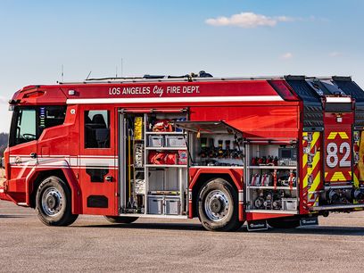 © Rosenbauer / RTX- Elektrofeuerwehrfahrzeug von Rosenbauer