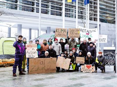 © Patrick Salfinger / Klima–Protestcamp in St.Pölten