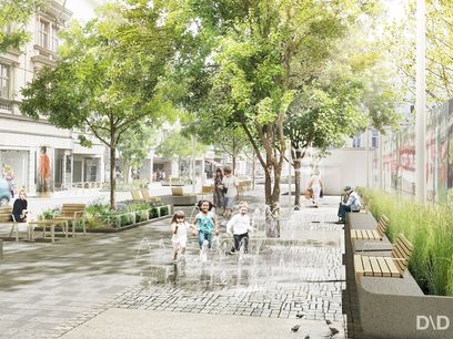 © DnD Landschaftsarchitektur / Visualisierung Hofferplatz