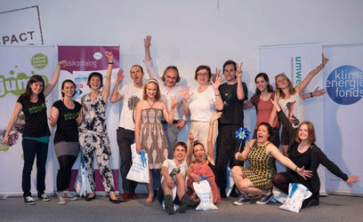 © Julius Holländer, JUMP / Junge SlammerInnen performten zur Energie–Zukunft.