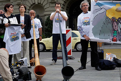 © VCS– Überreichung der Protestkarte