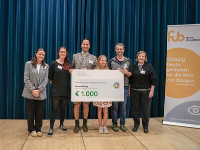 © Sacha Gillen / Die Gewinner:innen der BNE-Auszeichnung 2024.