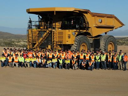 © Caterpillar / Der erste E-Muldenkipper von Caterpillar