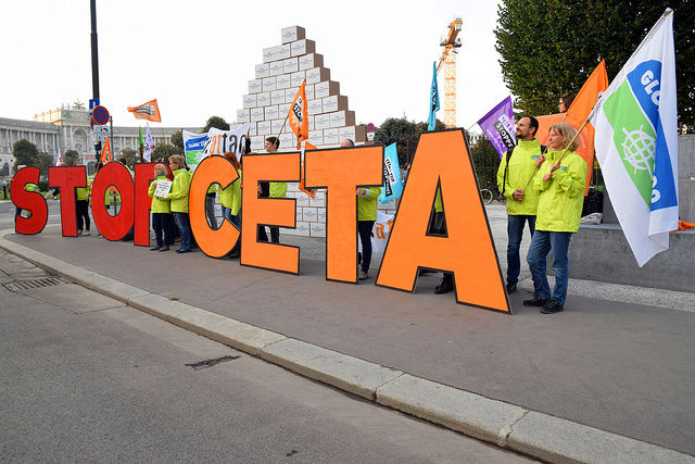 © Global 2000/ Stop Ceta Aktion in Wien