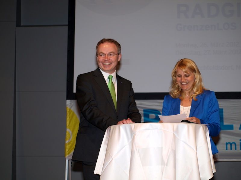 © Michael Sigmund – Landesrat Dr. Stephan Pernkopf hat das Ziel, bis 2020 den Radverkehrsanteil in Niederösterreich auf 14 % zu verdoppeln