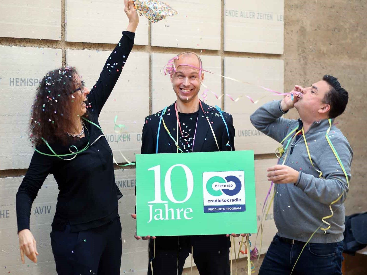 © gugler Franz Weingartner/ Freude über 10 Jahre Cradle to Cradle bei Druckprodukten