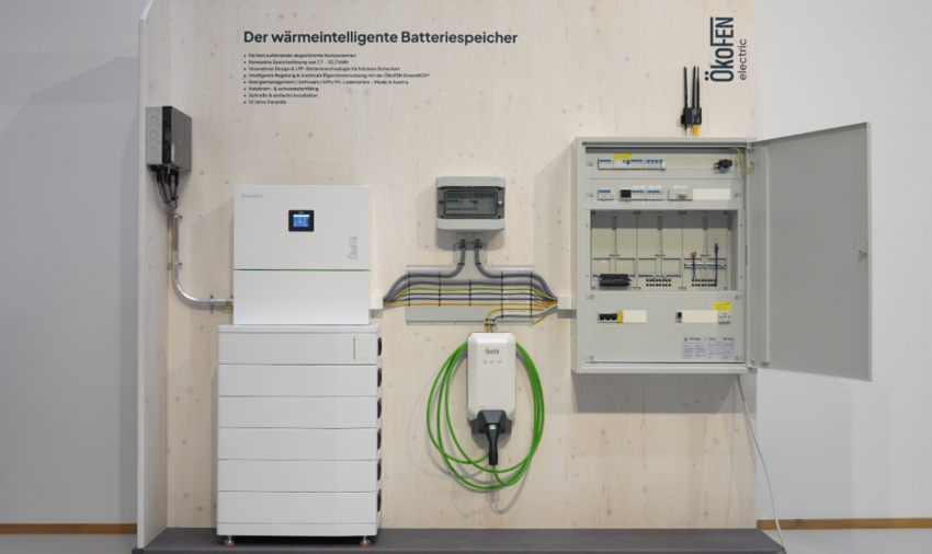 Gesamtsystem mit Batteriespeicher und Autoladestation c OekoFEN.png