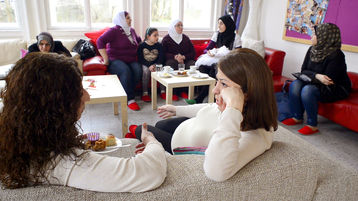 Kaffee und Kuchen beim Frauencafé