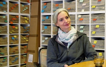 Eva Rohrmoser, langjährige Vereinsmitarbeiterin bei der Straßenzeitung Augustin. Eva Rohrmoser, langjährige Vereinsmitarbeiterin bei der Straßenzeitung Augustin.
