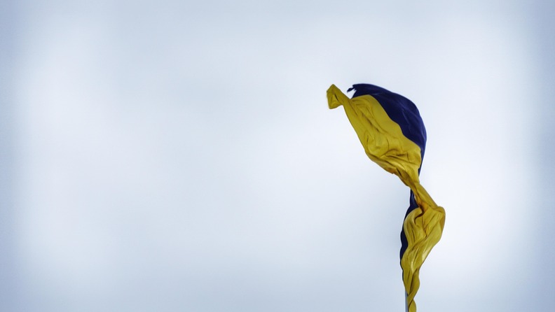 Ukraine Flagge