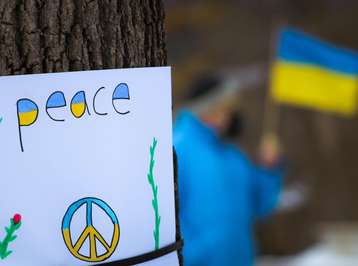 Ukraine Frieden Zeichnung