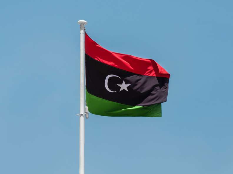 Libyen Flagge Libyen Flagge